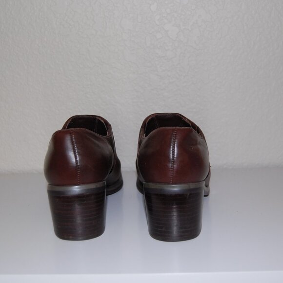 Express St. Michel Genuine Leather Shoes, Women Size US 8.5, Brown - Picture 5 of 13